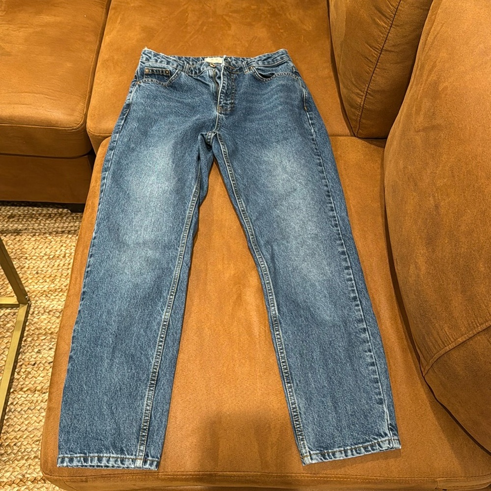We the free straight leg high rise jeans